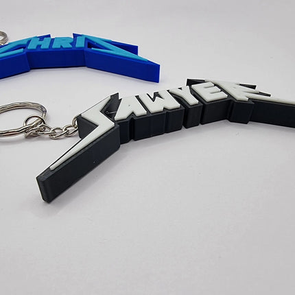 Custom Metal Band Keychain 