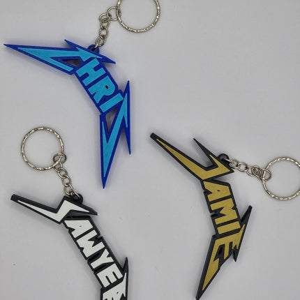 Custom Metal Band Keychain 