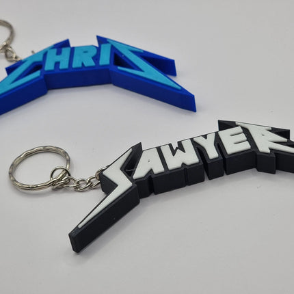 Custom Metal Band Keychain 