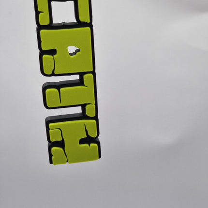 Awesome Gamer Inspired Nametag - Personalised 3D Printed keychain / Keyring - Perfect Gift or School bag Nametag!