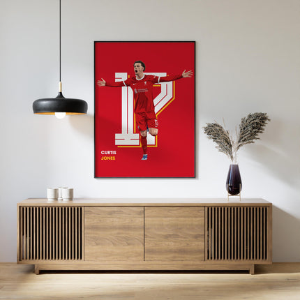 Bruce Grobbelaar Liverpool FC Poster – Goalkeeper Wall Art in Green Kit, Classic Reds Football Print, LFC Legend Gift, Retro Soccer Decor