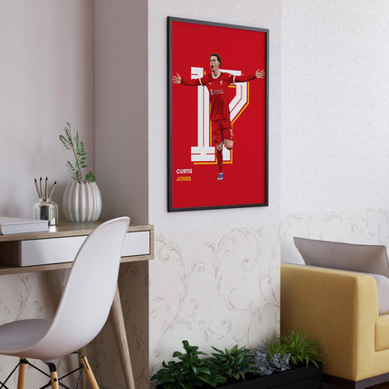 Bruce Grobbelaar Liverpool FC Poster – Goalkeeper Wall Art in Green Kit, Classic Reds Football Print, LFC Legend Gift, Retro Soccer Decor