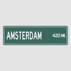 Amsterdam Distance Street Sign - Sign | Personalised Gift
