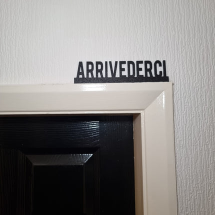 Arrivederci Door Topper - Door Topper | Personalised Gift