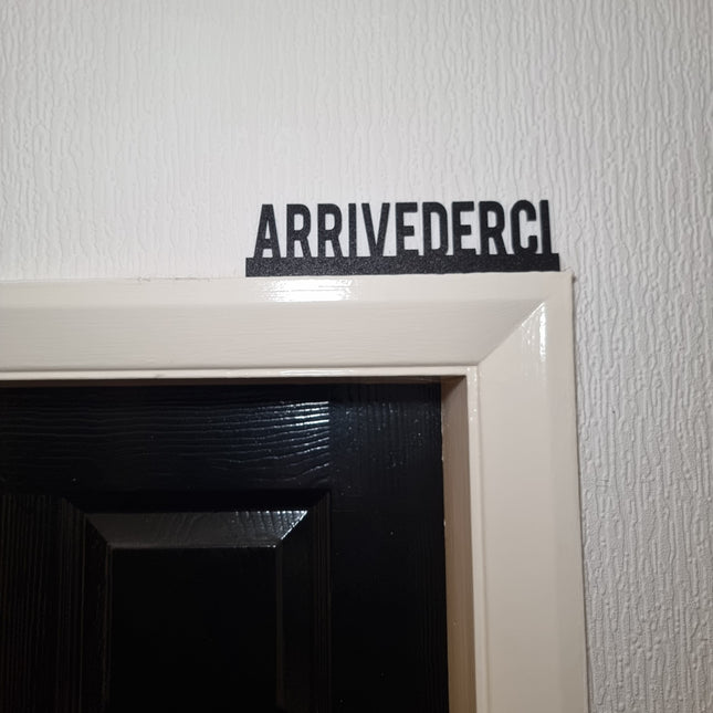Arrivederci Door Topper - Door Topper | Personalised Gift