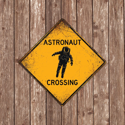 Astronaut Crossing Sign - Sign | Personalised Gift