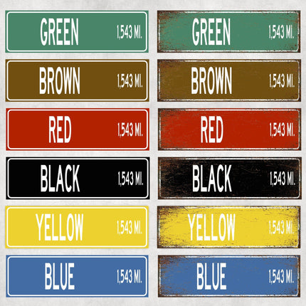 Beer Drinker Street Sign - Lifestyle Room Setting