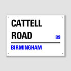 Birmingham Cattell Road Street Sign - Sign | Personalised Gift