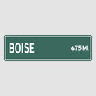 Boise Distance Street Sign - Sign | Personalised Gift