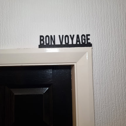 Bon Voyage Door Topper - Door Topper | Personalised Gift
