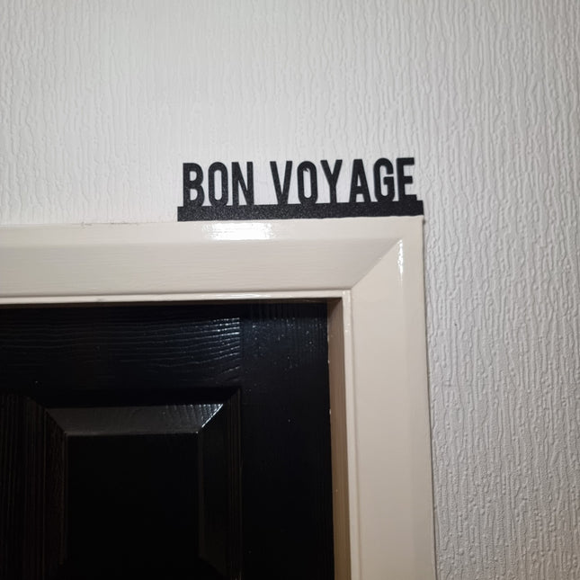 Bon Voyage Door Topper - Door Topper | Personalised Gift