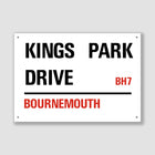 Bournemouth Kings Park Drive Street Sign - Sign | Personalised Gift