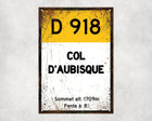 Col D'Aubisque D918 Route Sign - Sign | Personalised Gift