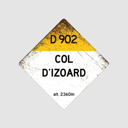 Col D'Izoard D902 Route Sign - Square - Sign | Personalised Gift