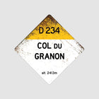 Col Du Granon D234 Route Sign - Square - Sign | Personalised Gift