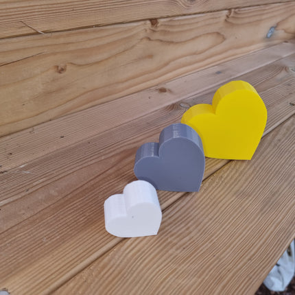 Custom 3D Printed Geometric Heart Ornament - Lifestyle Room Setting