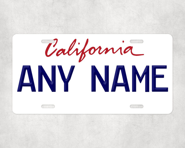 Custom California License Plate Sign - License Plate | Personalised Gift