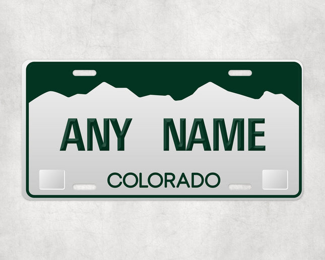 Custom Colorado License Plate Sign - License Plate | Personalised Gift