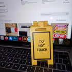 Do Not Touch Mini Floor Sign – Custom Colors & Sizes - Sign | Personalised Gift
