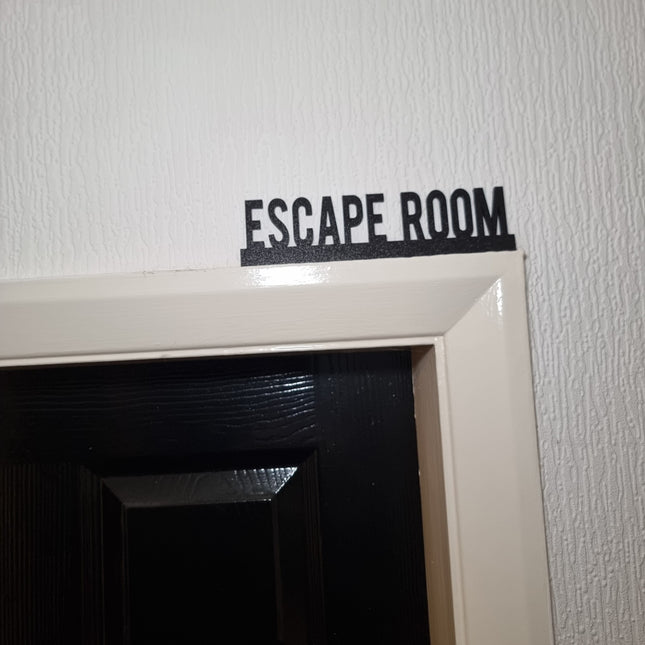 Escape Room Door Topper - Door Topper | Personalised Gift