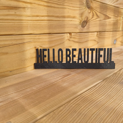 Hello Beautiful Door Topper - Lifestyle Room Setting