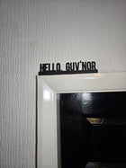 Hello Guv'nor Door Topper - Door Topper | Personalised Gift