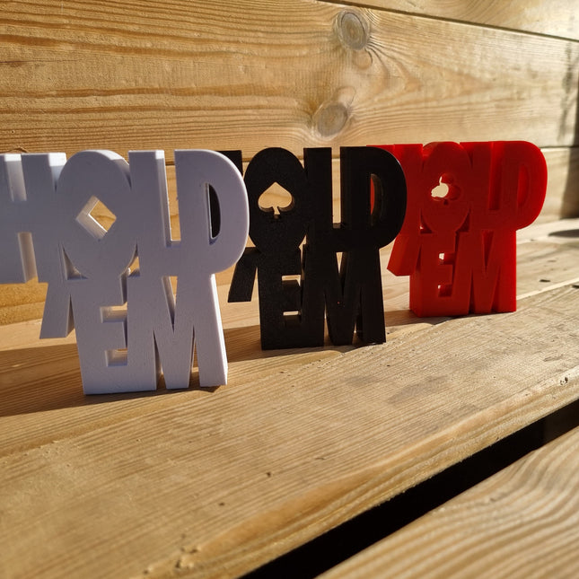 Hold ’Em Fold ’Em Poker Sign - Sign | Personalised Gift