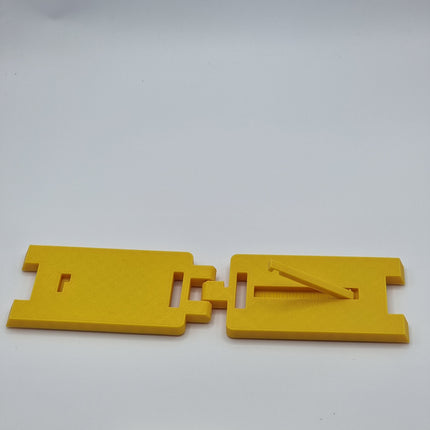 Keep Quiet Mini Floor Sign – Custom Colors & Sizes - Alternative Angle View