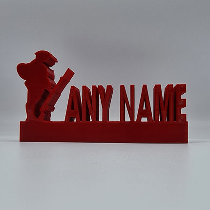 Lest We Forget Personalised Name Display - Alternative Angle View