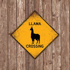 Llama Crossing Sign - Sign | Personalised Gift