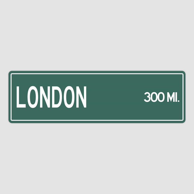 London Distance Sign - Sign | Personalised Gift