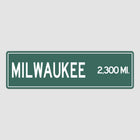 Milwaukee Distance Street Sign - Sign | Personalised Gift