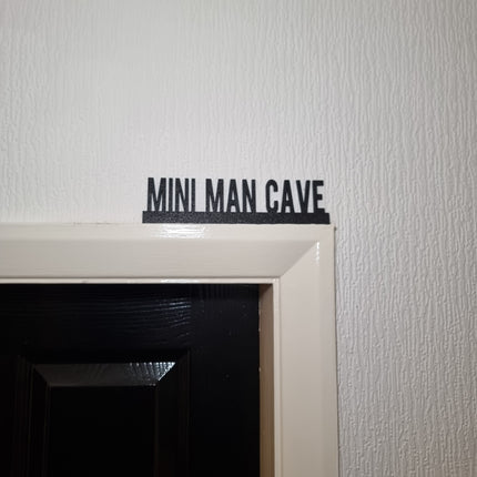 Mini Man Cave Door Topper - Door Topper | Personalised Gift