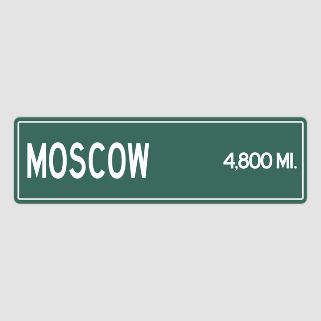 Mowcow Distance Street Sign - Sign | Personalised Gift