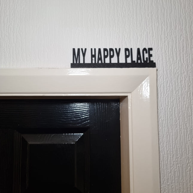 My Happy Place Door Topper - Door Topper | Personalised Gift