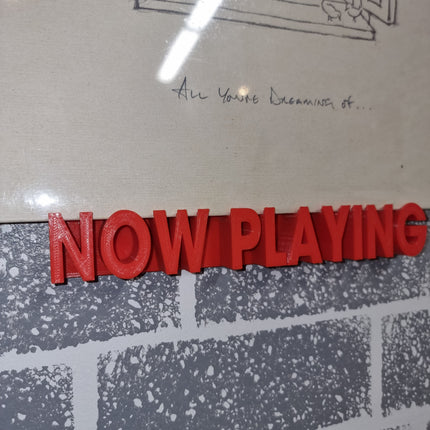 Now Playing Vinyl Record Display Shelf - Gift | Personalised Gift