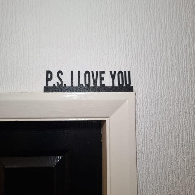 P.S. I Love You Door Topper - Door Topper | Personalised Gift