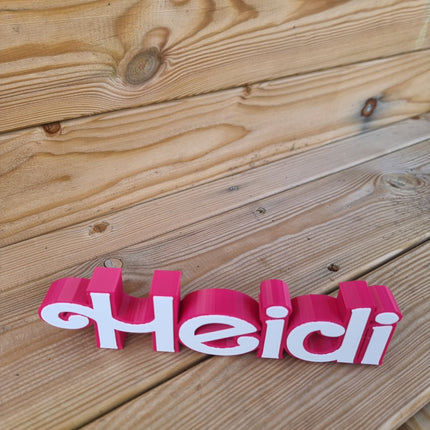 Personalised Desk Name Sign - Lifestyle Room Setting