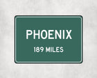 Phoenix Distance Sign - Sign | Personalised Gift