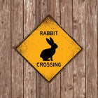 Rabbit Crossing Sign - Sign | Personalised Gift
