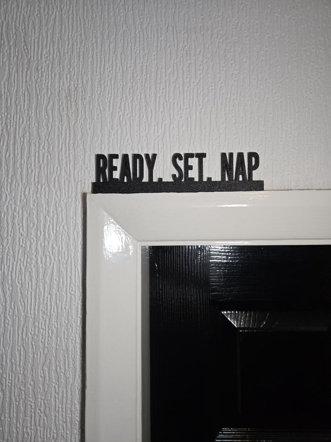Ready. Set. Nap Door Topper - Door Topper | Personalised Gift