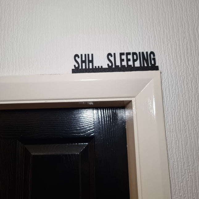 Shh... Sleeping Door Topper - Unique Personalised Gift