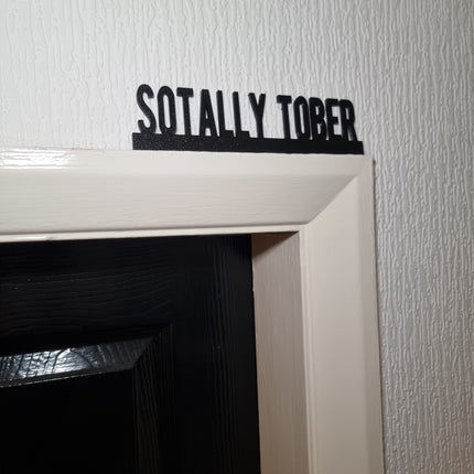 Sotally Tober Door Topper - Close Up Detail View