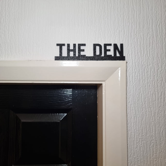 The Den Door Topper - Door Topper | Personalised Gift
