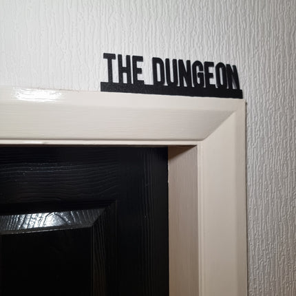 The Dungeon Door Topper - Close Up Detail View