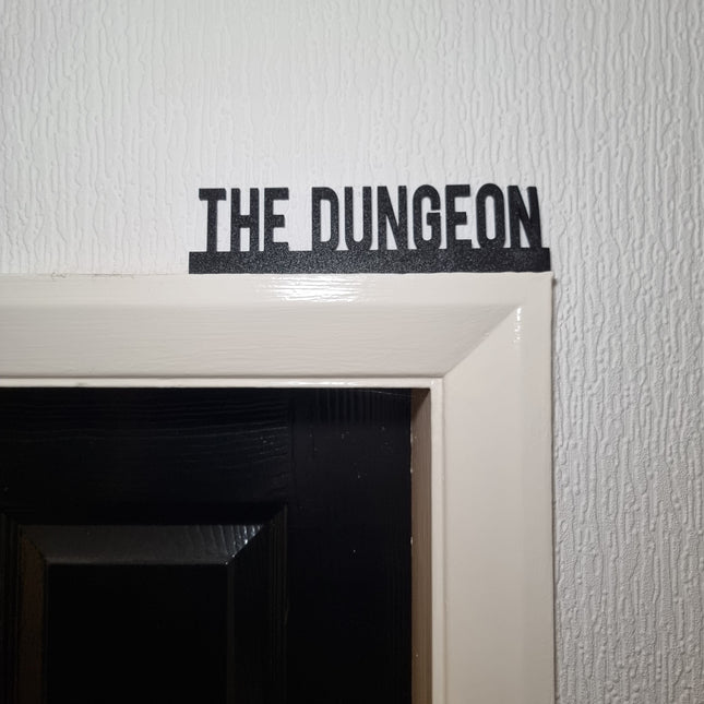 The Dungeon Door Topper - Door Topper | Personalised Gift
