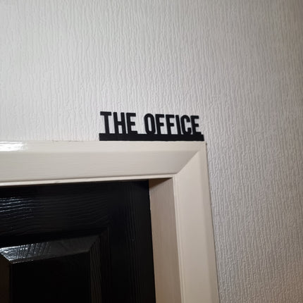 The Office Door Topper - Close Up Detail View