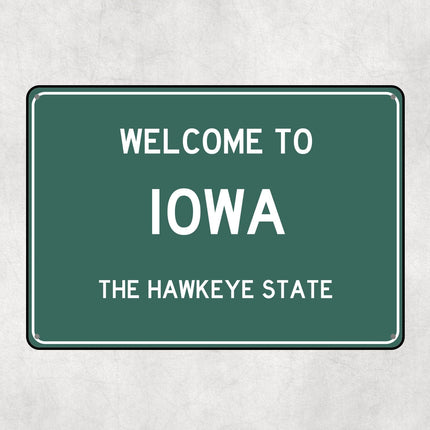 Welcome to Iowa Sign - Sign | Personalised Gift