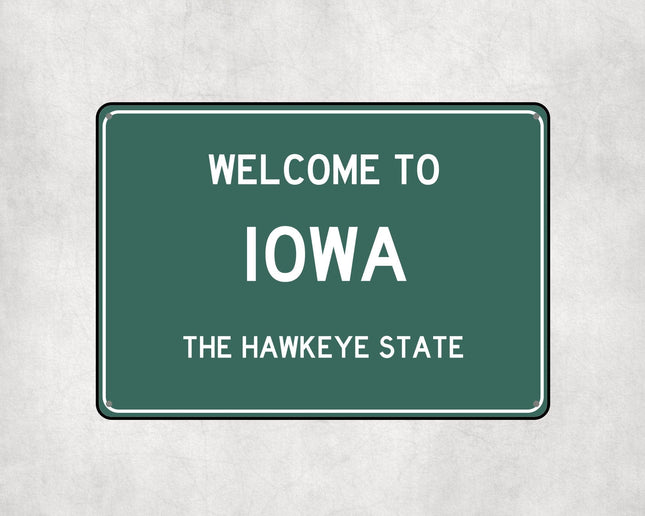Welcome to Iowa Sign - Sign | Personalised Gift