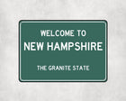 Welcome to New Hampshire Sign - Sign | Personalised Gift
